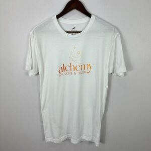 Sticker Mule Alchemy Tee S White‎ Graphic Cotton Mystical Moon Star Boho Witchy